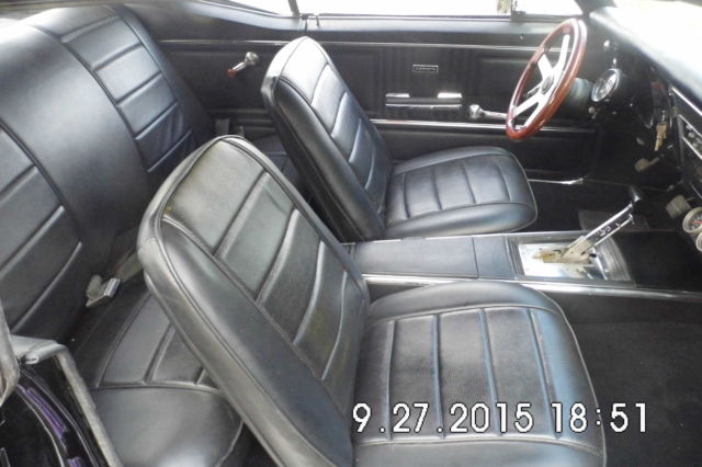 1967 Black Chevrolet Camaro Hardtop