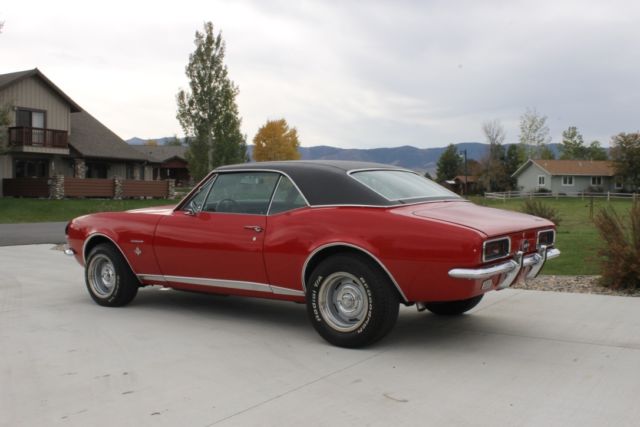 1967 Bolero Red Chevrolet Camaro Coupe