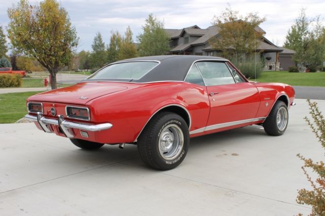 1967 Bolero Red Chevrolet Camaro Coupe