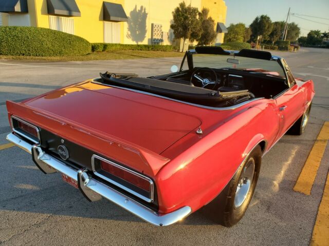 1967 Red Chevrolet Camaro Convertible