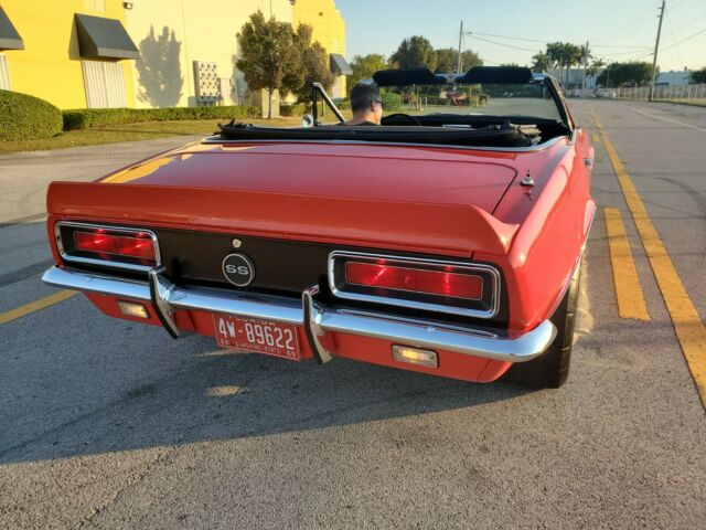 1967 Red Chevrolet Camaro Convertible