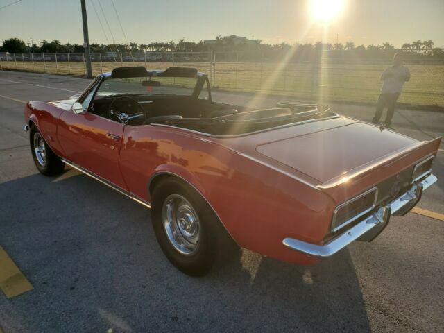 1967 Red Chevrolet Camaro Convertible