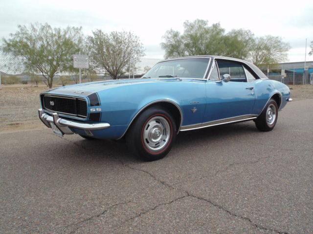 1967 Marina Blue Chevrolet Camaro Coupe