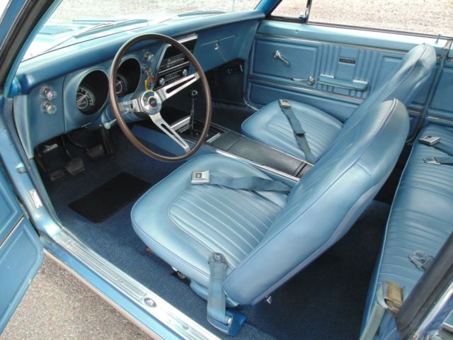 1967 Marina Blue Chevrolet Camaro Coupe