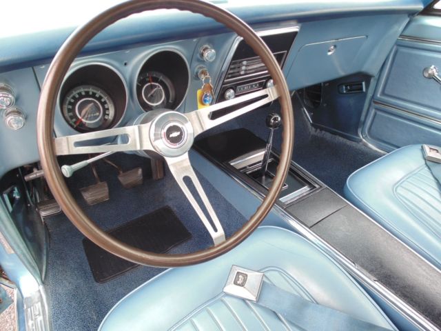 1967 Marina Blue Chevrolet Camaro Coupe