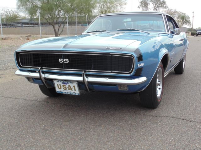 1967 Marina Blue Chevrolet Camaro Coupe