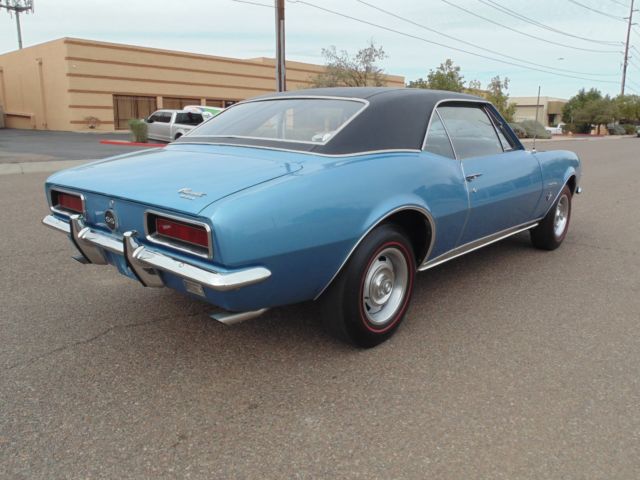 1967 Marina Blue Chevrolet Camaro Coupe