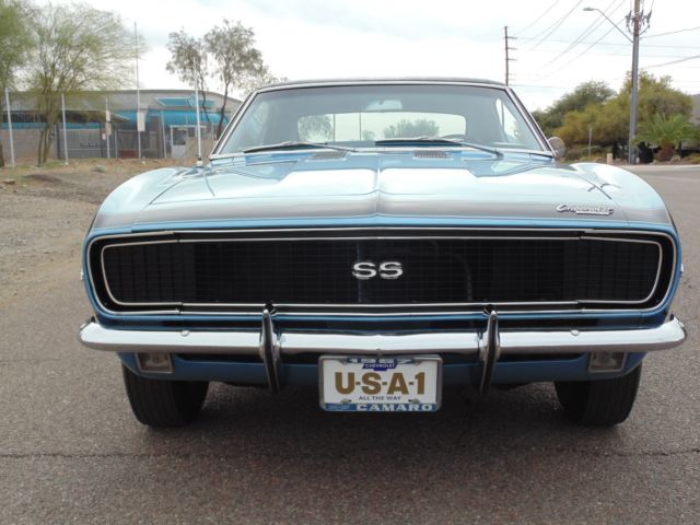 1967 Marina Blue Chevrolet Camaro Coupe