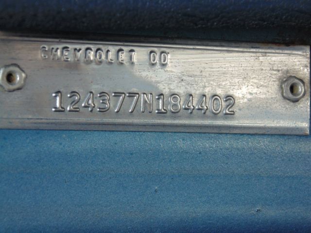 1967 Marina Blue Chevrolet Camaro Coupe