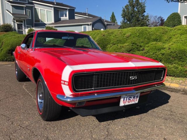 1967 Red Chevrolet Camaro Coupe