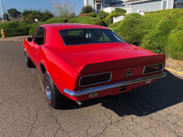 1967 Red Chevrolet Camaro Coupe