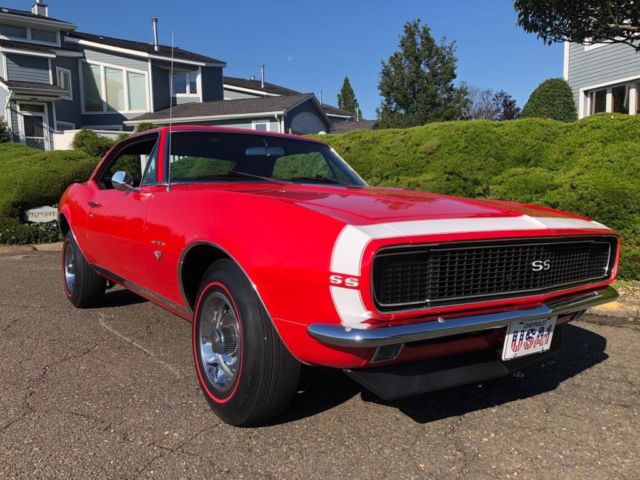 1967 Red Chevrolet Camaro Coupe