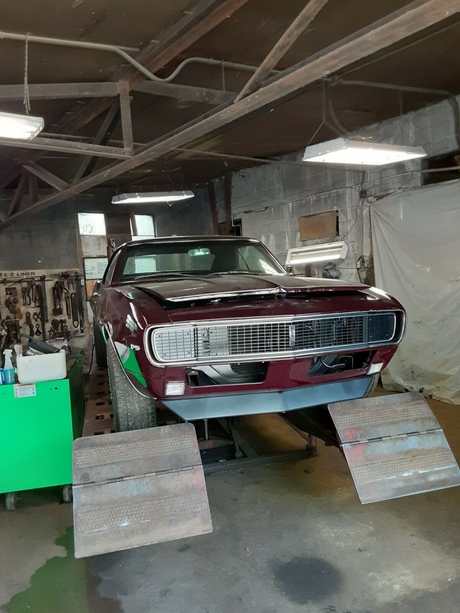 1967 Red Chevrolet Camaro Sports car