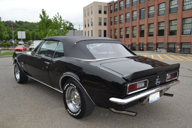 1967 Blue Chevrolet Camaro Convertible