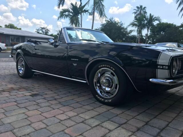 1967 Black Chevrolet Camaro Convertible