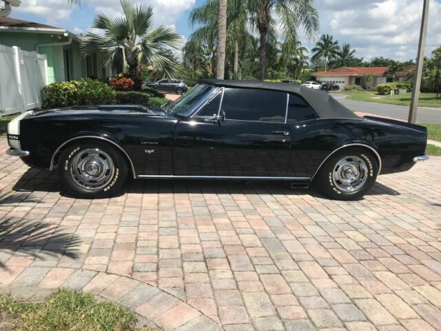 1967 Black Chevrolet Camaro Convertible