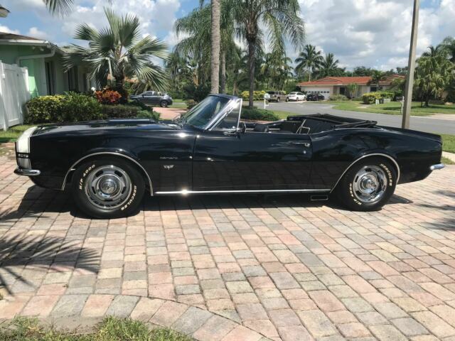 1967 Black Chevrolet Camaro Convertible
