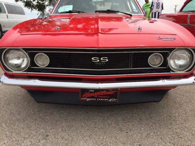 1967 Red Chevrolet Camaro Coupe