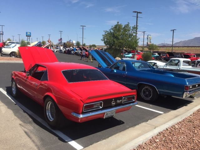 1967 Red Chevrolet Camaro Coupe