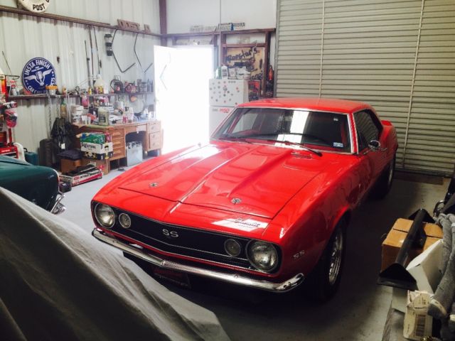 1967 Red Chevrolet Camaro Coupe