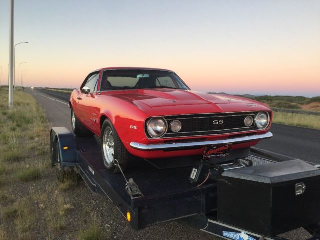 1967 Red Chevrolet Camaro Coupe