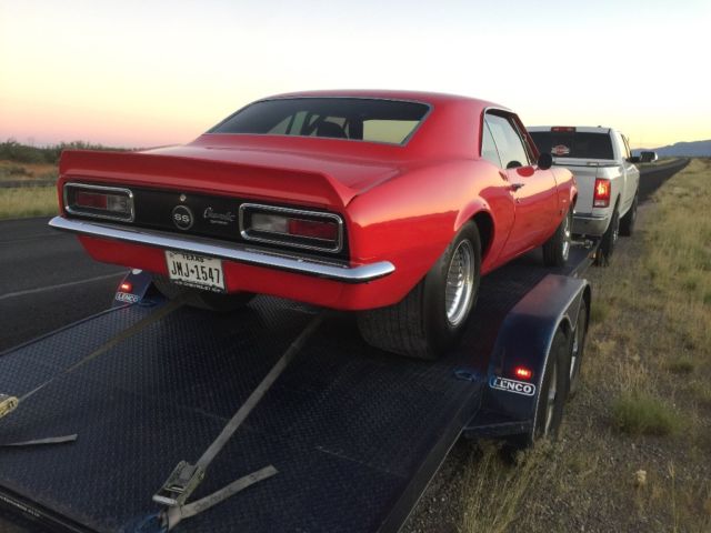 1967 Red Chevrolet Camaro Coupe