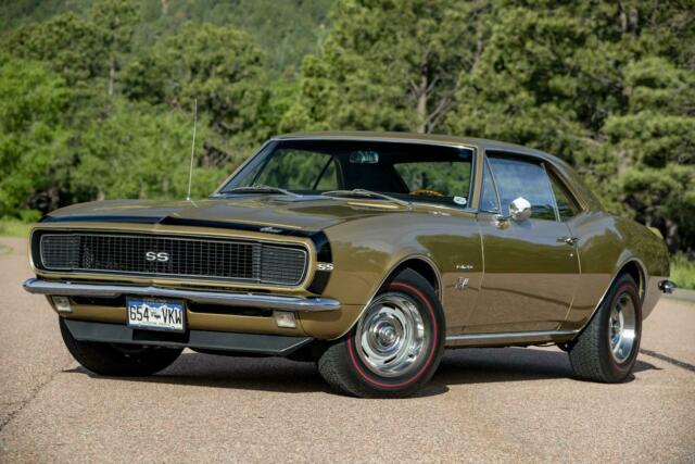 1967 Gold Chevrolet Camaro --