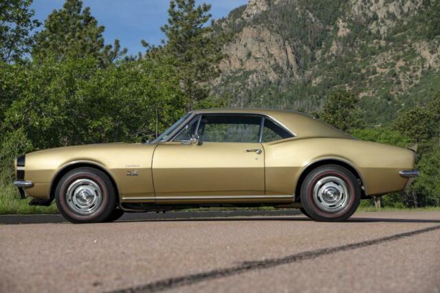 1967 Gold Chevrolet Camaro --
