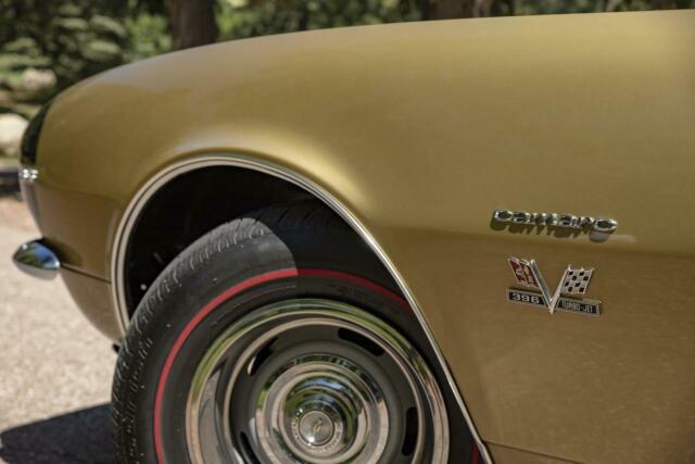 1967 Gold Chevrolet Camaro --