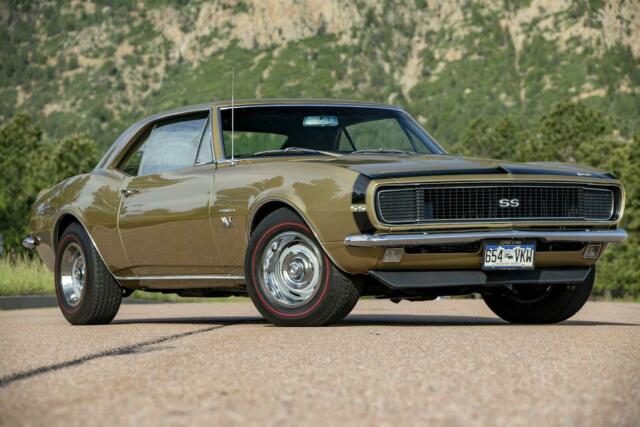 1967 Gold Chevrolet Camaro --