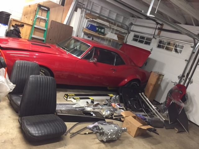 1967 Red Chevrolet Camaro Coupe