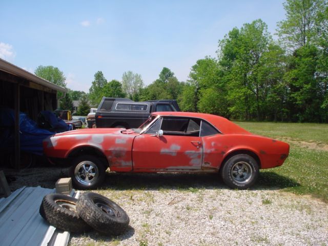 1967 Orange Chevrolet Camaro Coupe