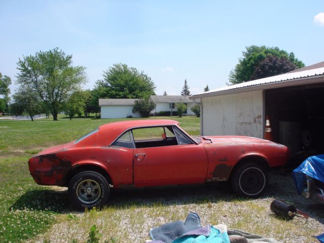 1967 Orange Chevrolet Camaro Coupe