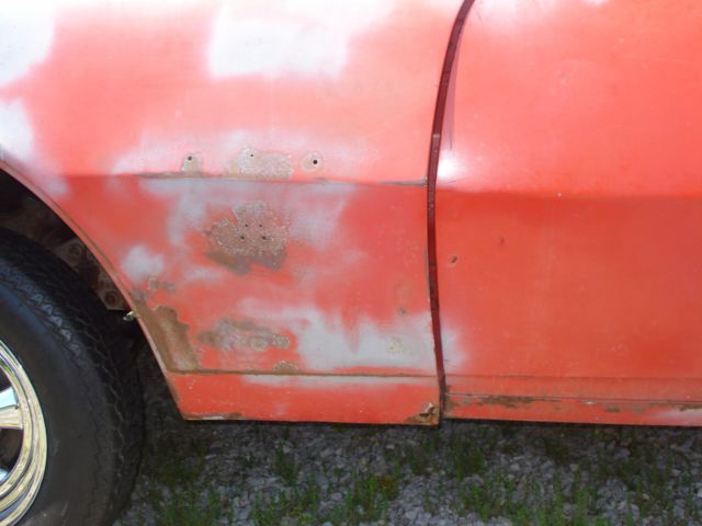 1967 Orange Chevrolet Camaro Coupe