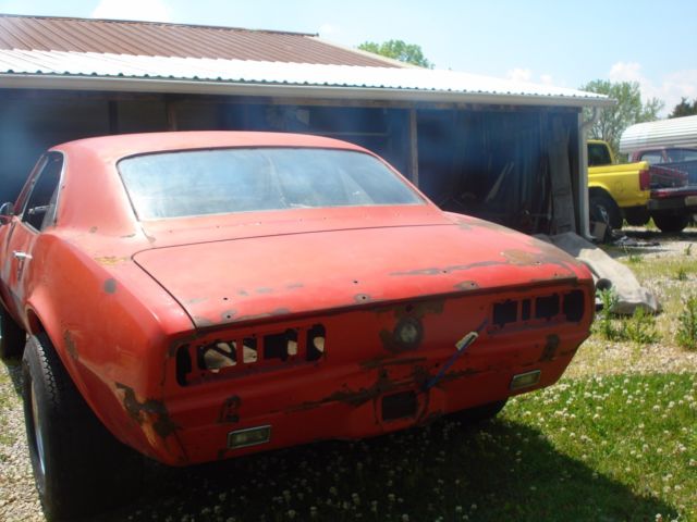 1967 Orange Chevrolet Camaro Coupe