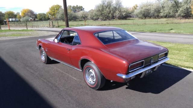 1967 Madera Maroon Chevrolet Camaro 2dr coupe