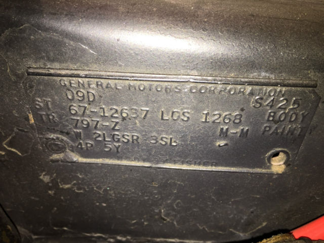 1967 Red Chevrolet Camaro Coupe