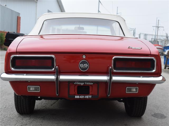 1967 Red Chevrolet Camaro Convertible