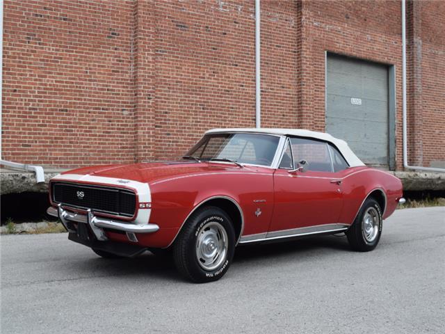 1967 Red Chevrolet Camaro Convertible