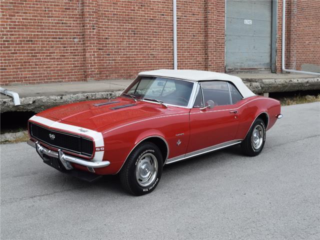 1967 Red Chevrolet Camaro Convertible