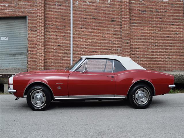 1967 Red Chevrolet Camaro Convertible