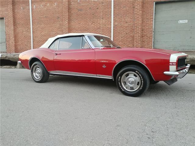 1967 Red Chevrolet Camaro Convertible