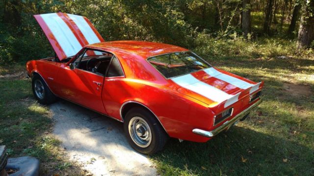 1967 Hugger Orange w/ White Stripes Chevrolet Camaro Coupe