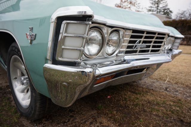 1967 Green Chevrolet Capriceold Coupe