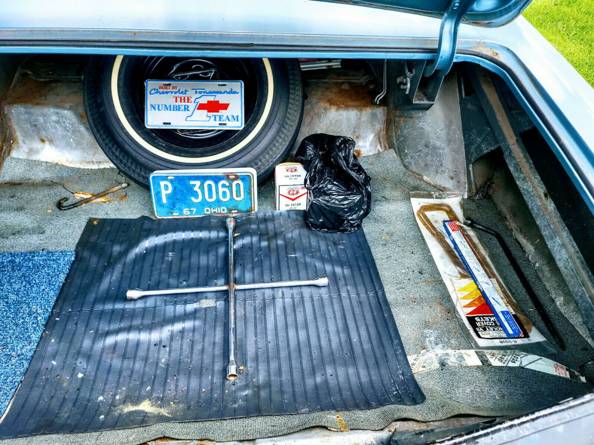 1967 Blue Chevrolet Caprice Coupe