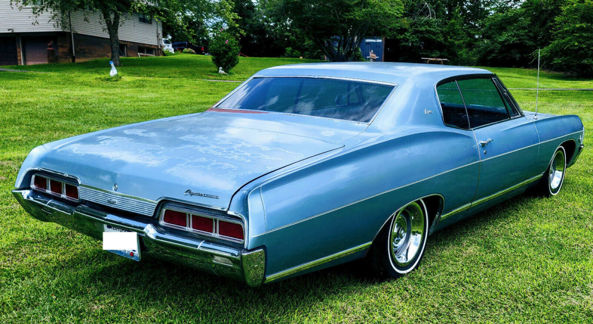 1967 Blue Chevrolet Caprice Coupe