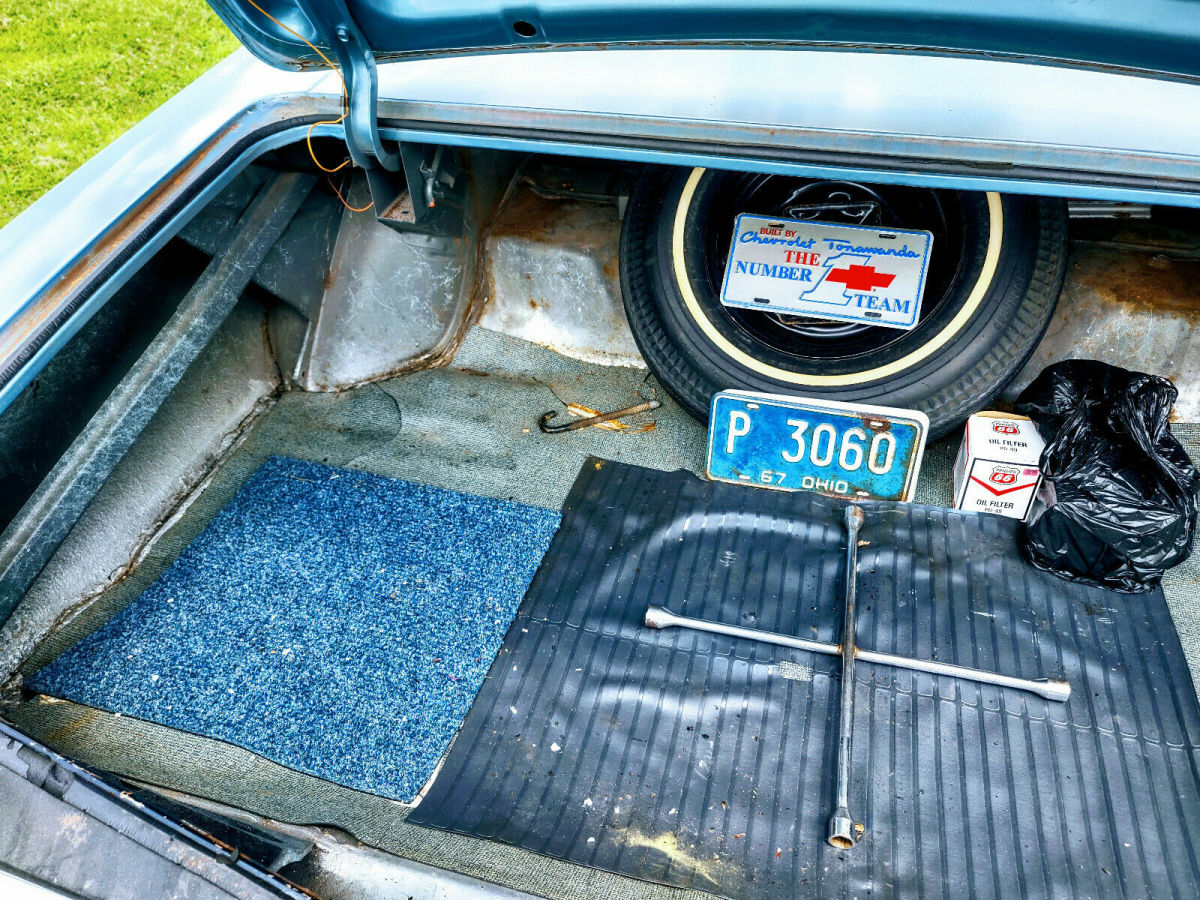 1967 Blue Chevrolet Caprice Coupe