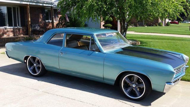 19670000 Teal Chevrolet Chevelle Coupe