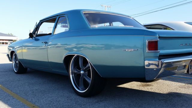 19670000 Teal Chevrolet Chevelle Coupe