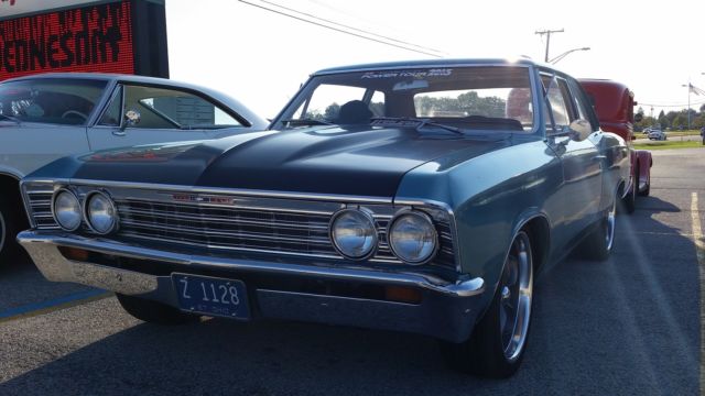 19670000 Teal Chevrolet Chevelle Coupe